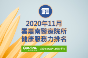 Read more about the article 11月雲嘉南地區醫院健康服務力排行榜評析