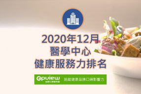 Read more about the article 12月醫學中心健康服務力排行榜評析