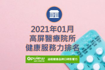 高屏醫院健康服務力排名