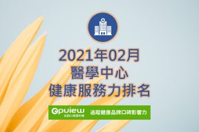 Read more about the article 02月醫學中心健康服務力排行榜評析
