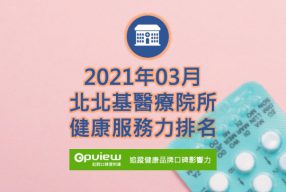 Read more about the article 03月北北基地區醫院健康服務力排行榜評析