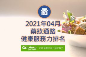 Read more about the article 04月藥妝通路健康服務力排行榜評析