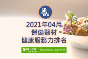 Read more about the article 04月保健器材健康服務力排行榜評析