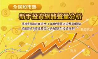 Read more about the article 洞察報告》全民股市熱  新手投資網路聲量分析
