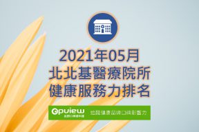 Read more about the article 05月北北基地區醫院健康服務力排行榜評析