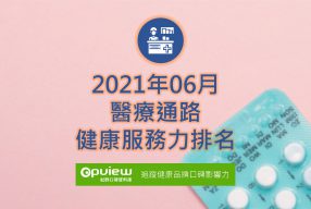 Read more about the article 06月醫療通路健康服務力排行榜評析