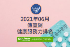 Read more about the article 06月傳直銷健康服務力排行榜評析