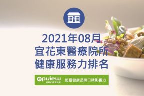 Read more about the article 08月宜花東地區醫院健康服務力排行榜評析