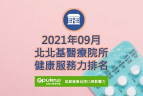 Read more about the article 09月北北基地區醫院健康服務力排行榜評析