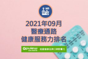 Read more about the article 09月醫療通路健康服務力排行榜評析