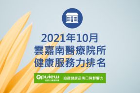 Read more about the article 10月雲嘉南地區醫院健康服務力排行榜評析