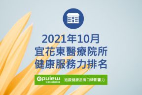 Read more about the article 10月宜花東地區醫院健康服務力排行榜評析