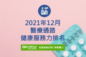 Read more about the article 12月醫療通路健康服務力排行榜評析