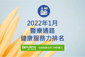 Read more about the article 1月醫療通路健康服務力排行榜評析