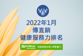 Read more about the article 1月傳直銷健康服務力排行榜評析