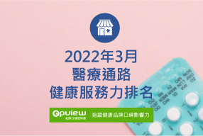 Read more about the article 3月醫療通路健康服務力排行榜評析