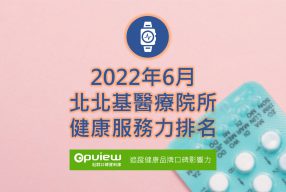 Read more about the article 6月北北基地區醫院健康服務力排行榜評析