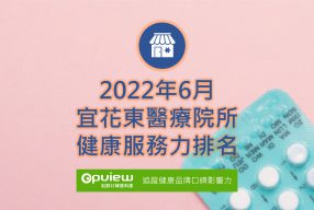 Read more about the article 6月宜花東地區醫院健康服務力排行榜評析