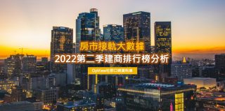 Read more about the article 2022第二季建商聲量排行榜評析：疫情、升息等因素多重夾擊 房市買氣觀望 建商選擇延遲推案