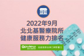 Read more about the article 09月北北基地區醫院健康服務力排行榜評析