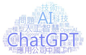 ChatGPT話題文字雲