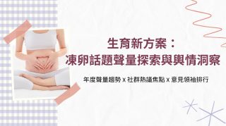 Read more about the article 洞察報告》生育新方案：凍卵話題聲量探索與輿情洞察