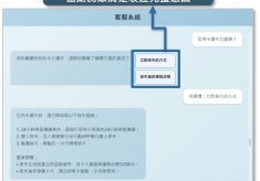 外部智慧客服系統問答畫面示意圖